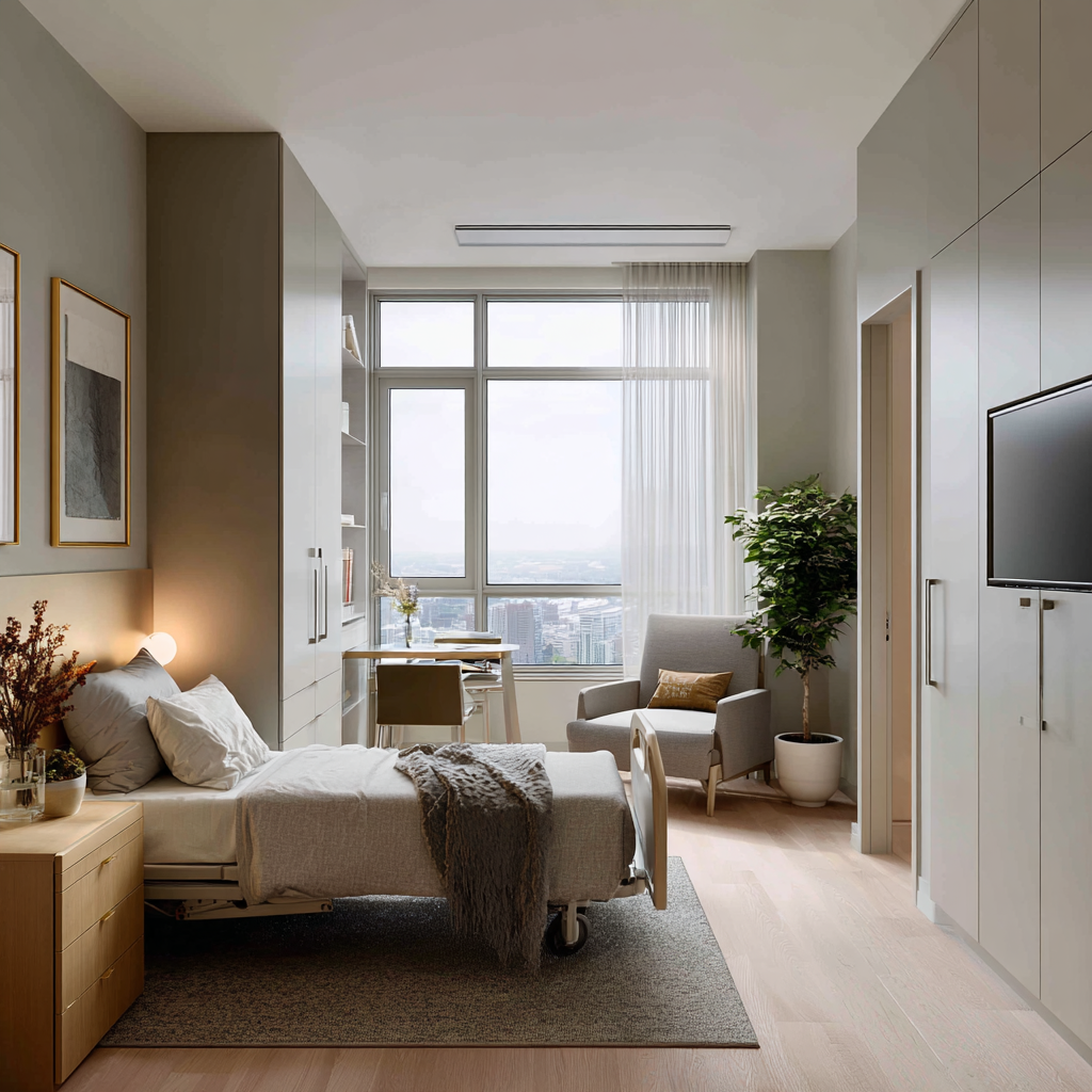 Residential treatment common area at MHAT